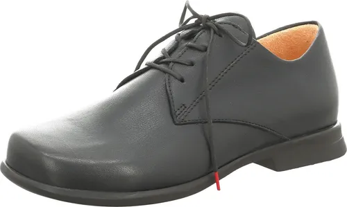 Think! Komfort Schnürschuhe PENSA DA Herren - Schwarz - 38,5 - Sneaker aus hochwertigem Glattleder für maximalen Tragekomfort, ideal für Business und Freizeit mit individueller Anpassung durch Schnürung.