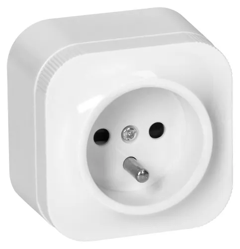 ORNO Einzelsteckdose OR-OE-7205/W - Modernes Design in Weiß - Die ORNO Einzelsteckdose IP20 in Weiß, Artikelnummer OR-OE-7205/W, überzeugt durch ihr modernes Design und hohe Qualität. Ideal für den sicheren Einsatz in trockenen Innenräumen.