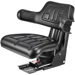 VEVOR Gabelstaplersitz 61x51cm - Vielseitiger Traktorsitz - Zubehör für Gartengeräte - Langlebiger und komfortabler Gabelstaplersitz mit individuellem Waffel-Design und einfacher Installation für optimale Nutzung in Traktoren und Staplern.