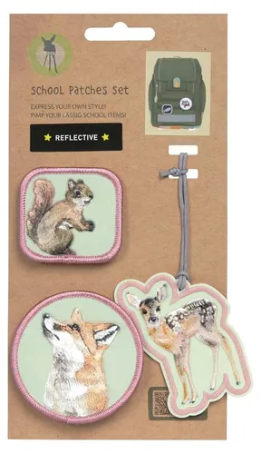 Lässig Anhänger & Patches 3er Set, Wald