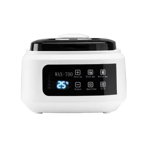 WACHSHEIZUNG PRO WAX 700 Dose 500M 120W Weiss - Enthaarungswachs - Professionelle Wachs-Heizung für gleichmäßiges Erhitzen und sanfte Haarentfernung, ideal für den Heimgebrauch.