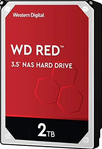 Western Digital Red 2TB 3.5 Zoll NAS Interne Festplatte - 5400 RPM - WD20EFAX