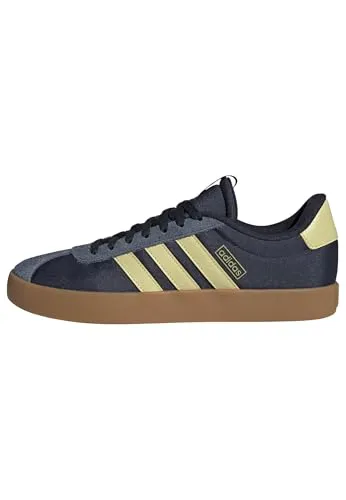 adidas Herren VL Court 3.0 Shoes, Legend Ink/Powder Yellow/preloved Ink, 40 2/3 EU