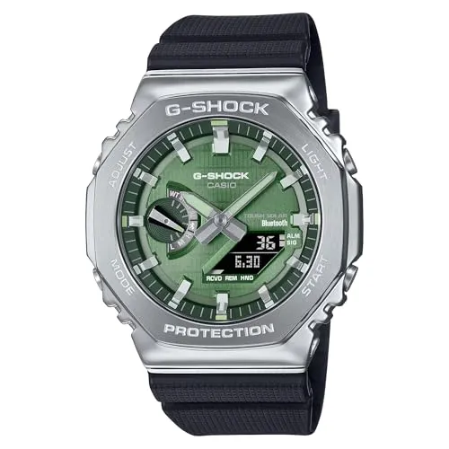 Casio G Shock GBM-2100A-1A3ER Herrenuhr - Armbanduhr für Herren mit robustem Design, Bluetooth-Funktion und umfassender Originalverpackung – ideal für aktive Lebensstile.