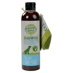 Naturally Good Sensitive Shampoo für Hunde - Mildes Shampoo für Hunde, speziell für empfindliche Haut. Mit natürlichen Inhaltsstoffen wie Aloe-Vera und Arganöl, sorgt es für eine sanfte Reinigung und hohe Verträglichkeit. Ideal für die tägliche Fellpflege.