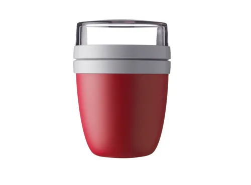 Mepal Lunchpot Ellipse Müslibecher Joghurtbecher 500+200ml Nordic Red