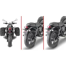 Givi Remove-X, abnehmbare Abstandhalter für Satteltaschen - Motorradkoffer mit abnehmbaren Abstandhaltern, ideal für weiche Satteltaschen. Ausgestattet mit Schnellverschluss für einfache Handhabung und optimale Passform.