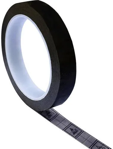 TRU COMPONENTS TC-ESDT-BL1750-5S ESD-Klebeband 5 x 50m Schwarz - Hochwertiges ESD-Klebeband (17mm) für sicheres Verschließen von ESD-Verpackungen und Bündeln von IC-Stangen, ideal für den professionellen Einsatz.