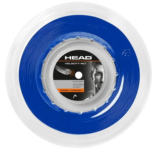 Head Tennissaite Velocity MLT 200m Rolle - Tennissaiten mit armschonender Multifilament-Technologie für hohe Power und Spin, ideal für ambitionierte Spieler.