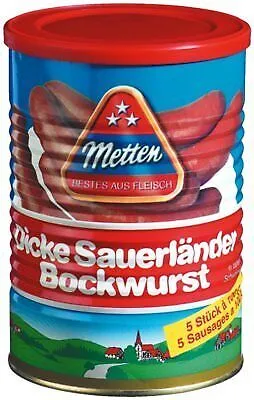 Metten Dicke Sauerländer Bockwurst 1020g