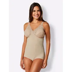 Body SPEIDEL Damen Beige Gr. 110 Cup B - Bequemer Shapewear Body für Damen mit leicht formendem Effekt, verstellbaren Komfort-Trägern und eleganter Spitzenoptik. Ideal für ein angenehmes Tragegefühl im Alltag.