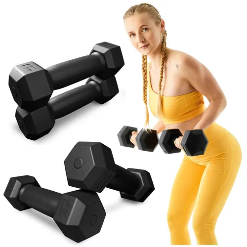 Hanteln Set Kurzhanteln 2er Set 2kg (2x1 kg) Hanteln Dumbbell Set TREX SPORT