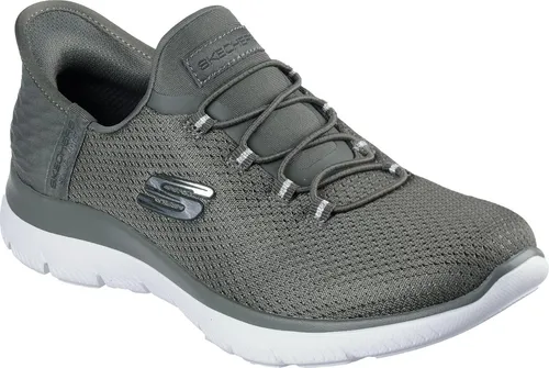 Skechers Summits Diamond Dream Slip-On Grün OLV – EU 41 - Damen-Sneaker mit Slip-ins Technologie für müheloses Anziehen und Air-Cooled Memory Foam Innensohle für optimalen Komfort.