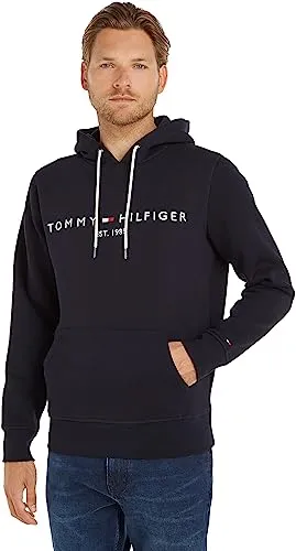 Tommy Hilfiger Herren Hoodie Core mit Kapuze - Blau (Sky Captain), XXL - Kapuzenpullover für Herren, ikonisches Design mit weichem Material und optimaler Passform. Ideal für Sport und Alltag, das Tommy Hilfiger Logo ist der perfekte Eye-Catcher.