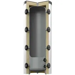 Reflex Storatherm Heat HF 300_C Pufferspeicher 300 Liter, silber - Der Reflex Storatherm Heat HF 300_C Pufferspeicher mit 300 Litern ist ideal für Heiz- und Kühlanwendungen. Er überzeugt durch hochwertige Materialien und eine effektive Dämmung für optimale Energieeffizienz.