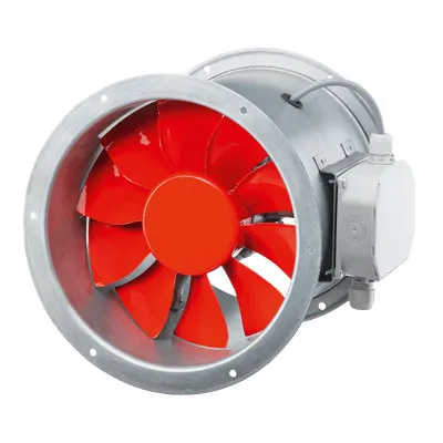 Helios HRFD 500/4 EX Axialventilator - Explosionsgeschützt und leistungsstark - Dunstabzugshauben-Zubehör, speziell für explosionsgefährdete Bereiche konzipiert, bietet hohe Sicherheit und Effizienz mit robustem Design und wartungsfreiem Motor.
