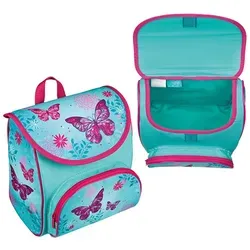 Vorschulranzen Cutie Schmetterling 5L Volumen - Der Vorschulranzen Cutie Schmetterling von Scooli bietet 5L Volumen, ist aus strapazierfähigem Polyester gefertigt und überzeugt durch sein farbenfrohes Design – ideal für kleine Entdecker! Mit bequemem Tragesystem für den Alltag.