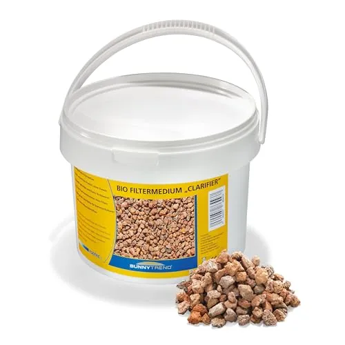 esotec Teichfilter Bio Filtermedium "Clarifier" - Teichfilter Zubehör für gesundes und klares Wasser. Hochporöses Lava Gestein fördert Bakterienwachstum und sorgt für optimalen Wasserdurchfluss. Ideal für Teiche bis 2000L mit Fischbesatz.