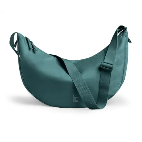 GOT BAG Crossbody Moon Bag | Wasserabweisende Halbmond Umhängetasche - Umhängetaschen mit 12 L Volumen, hergestellt aus recyceltem Ocean Impact Plastic. Unterstütze unser Clean-Up Programm und setze ein Zeichen für saubere Ozeane.