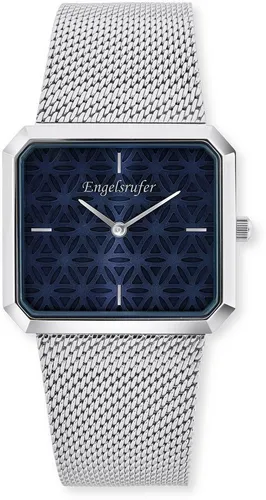 Engelsrufer Lebensblume ERWA-LIFL-MS-CS, Armbanduhr, Damenuhr, Edelstahlarmband, analog