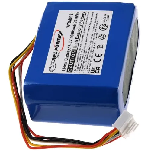 Powery Akku für Robomow RK1000 RK1000 Pro - 4000 mAh - Standard-Akkus mit 4000 mAh für Robomow RK1000 und RK1000 Pro, bietet eine lange Laufzeit für effizientes Mähen.