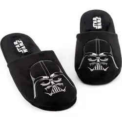 Star Wars - Herren Hausschuhe "Dark Side", "Darth Vader" NS6325 (45,5 EU - 47 EU) (Schwarz) - Schwarz