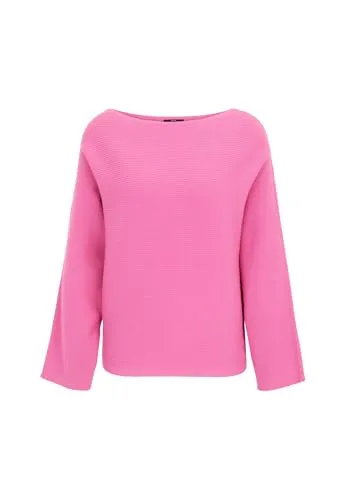 zero Damen Strickpullover mit U-Bootausschnitt 44, Raspberry Velvet