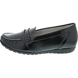 Waldläufer Hesima Mokassin Blau - Komfortable Schuhe in Gr. 40 - Erleben Sie spürbaren Laufkomfort mit dem Waldläufer Hesima Mokassin. Ideal für lose Einlagen, bietet er eine flexible, rutschhemmende Laufsohle und hohen Tragekomfort.