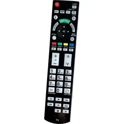 Ersatz Fernbedienung für Panasonic TV TX-L42DT50B | TX-L42DT50E | TX-L42DT50Y | TX-L42ET50 - Schwarz