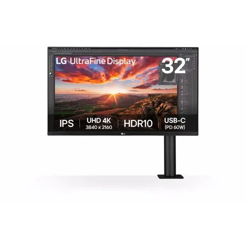 LG 32UN880K-B 4K Ultra HD Monitor - Monitore mit 31.5" Bildschirmdiagonale, 3840 x 2160 Pixel Auflösung und 5 ms Reaktionszeit – ideal für kreative Profis und Gamer.