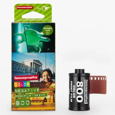 Lomography Color Negative 35mm ISO 800 - 3er Pack - Fotofilme mit lebendigen Farben und außergewöhnlicher Schärfe, ideal für vielseitige Aufnahmen bei verschiedenen Lichtverhältnissen.