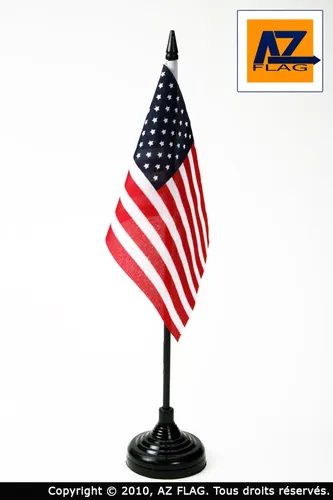 TISCHFLAGGE USA VEREINIGTE STAATEN 15x10cm - VEREINIGTEN STAATEN VON AMERIKA TIS