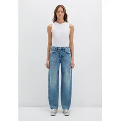 Mavi Damen Leila W/Cut Jeans, Mid Shaded Glam, 26/32 - Bequeme Passform - Die Mavi Damen Jeans ist der perfekte Allrounder für jeden Tag. Hochwertiges Material und durchdachte Schnittführung garantieren optimalen Tragekomfort. Vielseitig kombinierbar für Freizeit und Büro.