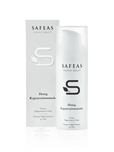 Safeas Honig Regenerationsmaske 50 ml - Haartherapie Maske mit wertvollem Honig für intensive Regeneration und Feuchtigkeit, ideal für geschädigtes Haar.