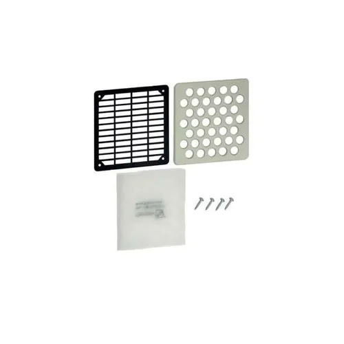 Hager FZ288N Filterabdeckung Leergehäuse - Praktische Filterabdeckung für Zuluftöffnungen, 100mm x 100mm x 10mm, IP00, ideal für den professionellen Einsatz im Elektrobedarf.