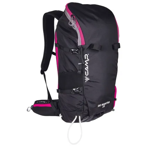 C.A.M.P. Ski Mantra 25 - Skitourenrucksack black-fuchsia - Der Ski Mantra 25 von C.A.M.P. ist ein robuster und kompakter Skitourenrucksack für Tagesausflüge. Mit effizientem Skihalterungssystem und doppeltem Verschlusssystem schützt er Ihre Ausrüstung optimal bei jedem Wetter.