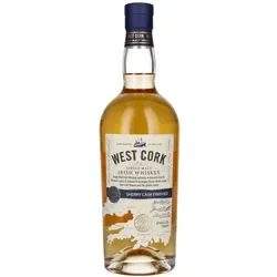 West Cork Sherry Cask Finished Irish Single Malt Whiskey 43% Vol. 0,7l - Erleben Sie den West Cork Sherry Cask Finished, einen charaktervollen Irish Single Malt Whiskey mit fruchtigen und würzigen Noten. Ideal in Geschenkbox – perfekt für Genießer!