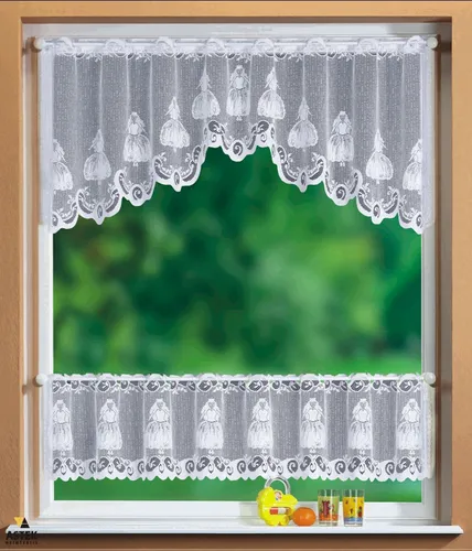 Gardinenbox Scheibengardine, Stangendurchzug (2 St), transparent, KIDS Scheibengardinen Set 2 Teilig 33520