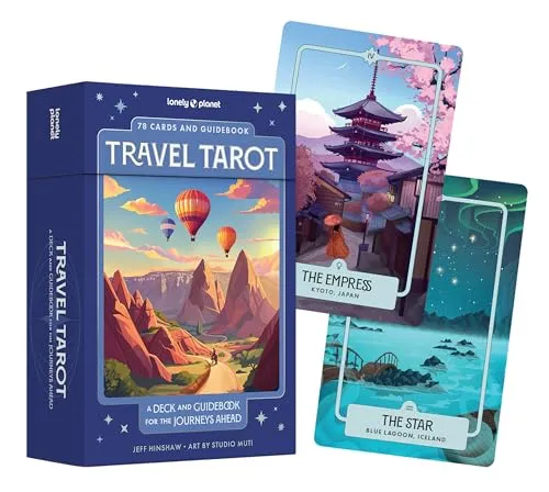 Lonely Planet Travel Tarot: Karten und Leitfaden für Ihre Reisen - Entdecken Sie die Welt mit dem Lonely Planet Travel Tarot! Dieses Kartendeck bietet inspirierende Einblicke und hilfreiche Tipps für Ihre Abenteuer. Perfekt für Reisende und Tarot-Liebhaber.