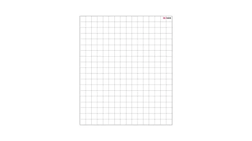 ALLboards Magnetische Whiteboard Folie 80x95 cm KARIERT - Praktische Präsentationsfolie für Schulen, magnetisch und trocken abwischbar. Ideal für schnelle Datenpräsentationen auf verschiedenen Tafeln.