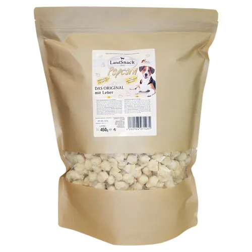 Landfleisch Landsnack Popcorn mit Leber XXL-Pack 450 g, UVP 11,99 EUR, NEU