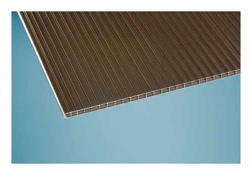 Premium Polycarbonat Hohlkammerplatte 980 x 2000 x 16 mm - Bronce - Hochwertige Polycarbonatplatte, ideal für gewerbliche und private Anwendungen, bietet UV-Schutz und hervorragende Isolierung