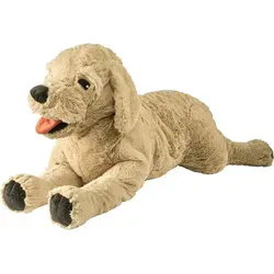 IKEA LIVLIG Golden Retriever Plüschhund, 75 cm - Beige - Entdecken Sie den großen IKEA Plüschhund im Golden Retriever Design. Mit 75 cm ist er perfekt zum Kuscheln und bietet ein angenehmes Gefühl. Ideal für Kinder und als Dekoration im Raum.