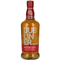 Dubliner Irish Whiskey Liqueur - Whiskey & Honeycomb - Likör mit Honig und Karamellgeschmack, 30% Vol. - ideal für süße Cocktails oder pur auf Eis, fängt den Charakter von Dublin ein.