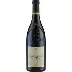 Le Traversier Châteauneuf Du Pape AC Château Simian 2021 Serguier 0,75l - Hochwertiger Rotwein aus Châteauneuf Du Pape mit konzentriertem, würzigem Bouquet und herrlich ausgewogenem Geschmack, ideal für Weinliebhaber.