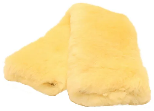 Engel Reitsport Lammfell Bauchgurtschoner (Bagu) - Pferdesattelgurte aus 100% echtem Merino Lammfell, temperaturausgleichend und atmungsaktiv, ideal zum Schutz vor Druckstellen und Hautirritationen. Waschbar bei 30°C.