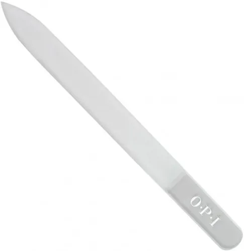 OPI Crystal File - hochwertige Nagelfeile - Die OPI Crystal File bietet eine langlebige Feiloberfläche aus gehärtetem Glas, ideal für Naturnägel. Die ultrafeine Körnung sorgt für ein sanftes Feilen ohne Splittern und Reißen. Perfekt für professionelle Maniküre & Pediküre.