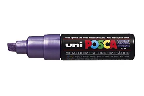 POSCA 182688 - POSCA Marker mit breiter Keilspitze, violet metallic