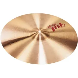 Paiste PST7 Thin Crash 14" - Hochwertiges Becken - Becken aus CuSn8 Bronze mit warmem Klang und zurückhaltendem Design. Ideal für unaufdringliche Akzente in ruhigen Umgebungen. 3 Jahre Garantie!