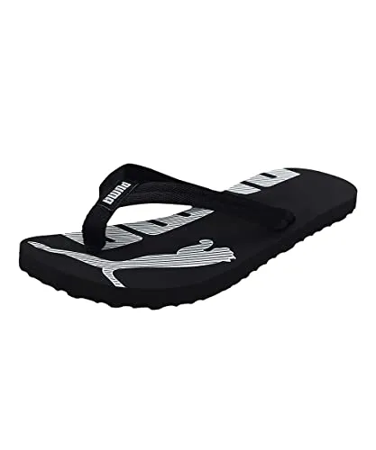 PUMA Unisex Epic Flip v2 Zehentrenner, Black-White, 35.5 EU